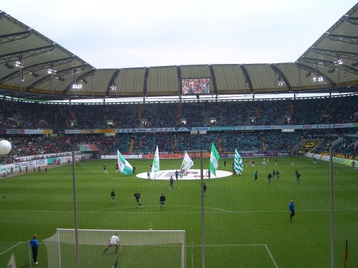 Volkswagen Arena is a football stadium located in the city town of Wolfsburg